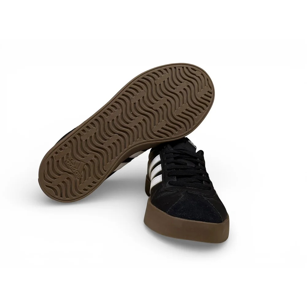 Adidas Men's VL Court 3.0 Core Black/Cloud White/Gum Sz 7 - Picture 9 of 9